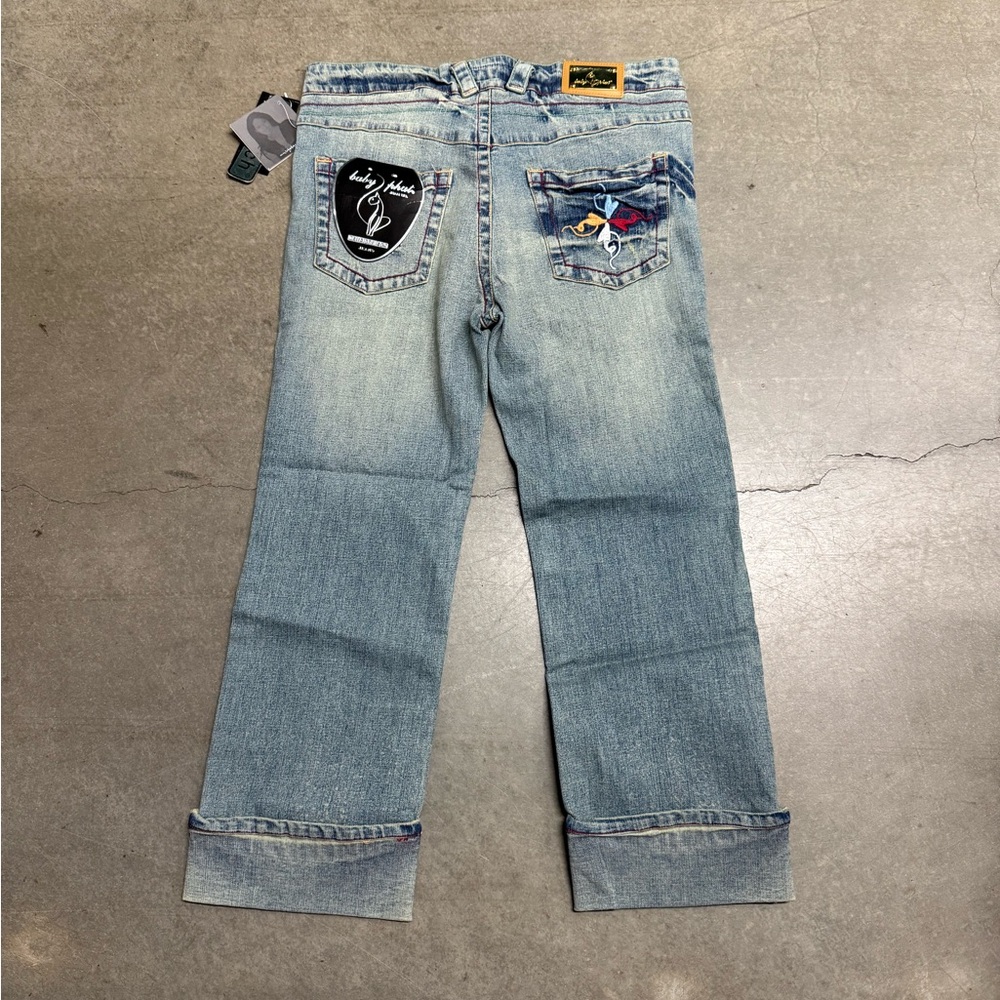 Vintage Y2K Baby Phat Women’s Capri Straight Leg Jeans Size 11 Deadstock W Tags